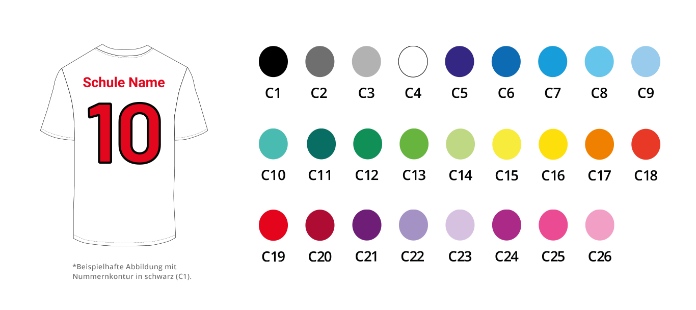Farbpalette Kontur