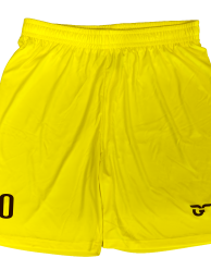 Basic Match Shorts yellow (with initials)